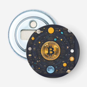 Abrebotellas Crytpo - Camisa de Bitcoin - Moon time AI