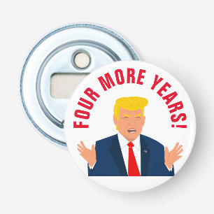 Abrebotellas Cuatro años más divertido caricatura de Donald Tru