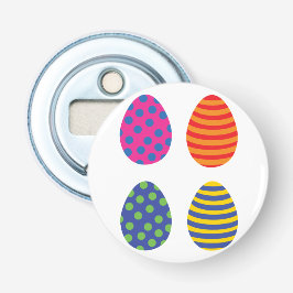Abrebotellas Cuatro huevos de Pascua de colores