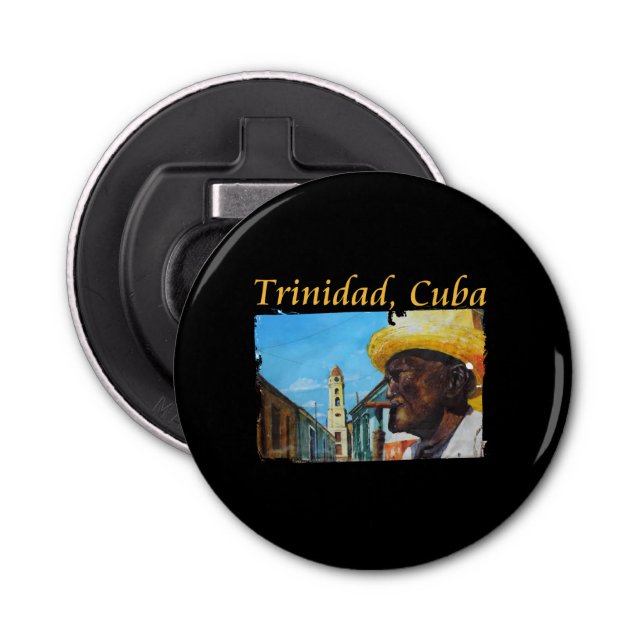 Abrebotellas Cuba: El arte del cigarro cubano en Trinidad (Anverso)