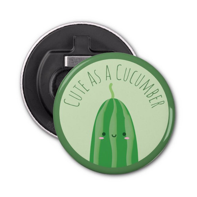 Abrebotellas Cucumber Funny Cutecumber (Anverso)