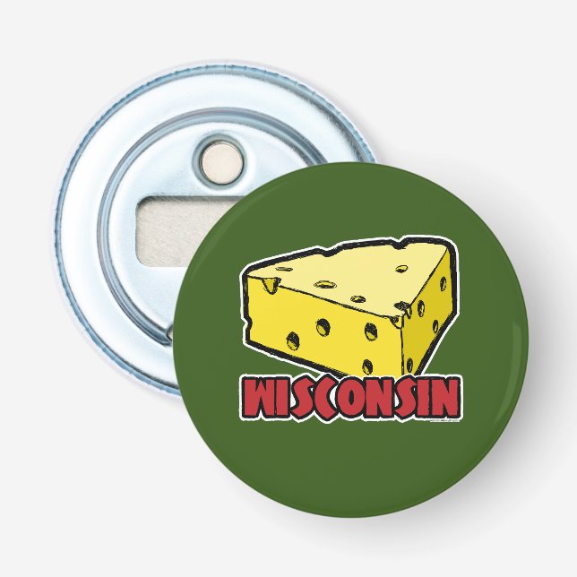 Abrebotellas Cuña de queso de Wisconsin (Anverso)