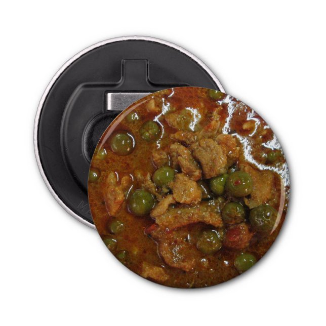 Abrebotellas Curry tailandés panang [พ ะ น ง] ... Comida callej (Anverso)