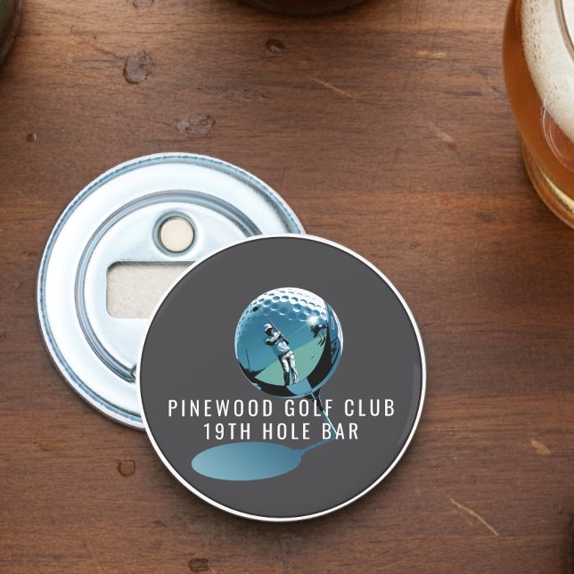 Abrebotellas Custom Golf Bottle Opener, Personalized 19th Hole  (Subido por el creador)