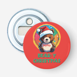 Abrebotellas Cute Adorable Kawaii Chibi Oso Navidad