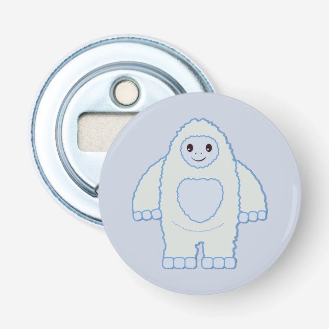 Abrebotellas Cute Baby Yeti (Anverso)