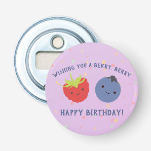 Abrebotellas Cute Berry Happy Birthday Pun Kawaii berries