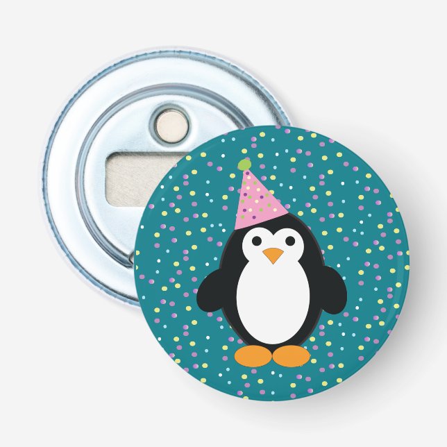 Abrebotellas Cute Fiesta Penguin (Anverso)