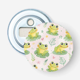 Abrebotellas Cute frogs Pattern