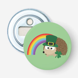 Abrebotellas Cute Hedgehog Leprechaun