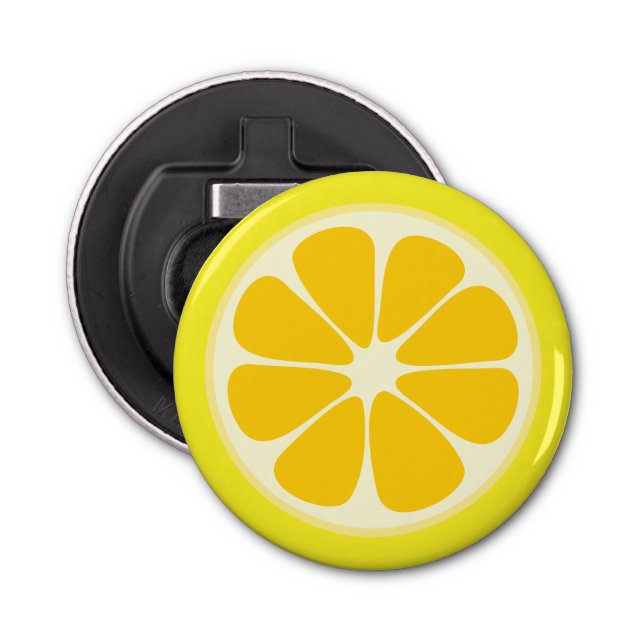 Abrebotellas Cute Juicy Citrus Lemon Tropical Fruta (Anverso)