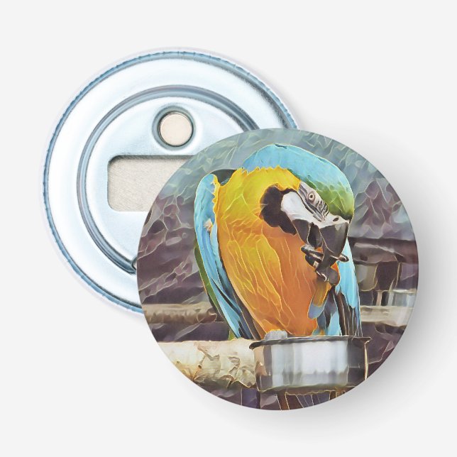 ABREBOTELLAS CUTE MACAW (Anverso)