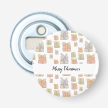 Cute Vintage Navidad Regalos pintados a mano