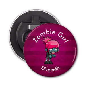Abrebotellas Cuto Punk Rock Zombie Chica Creepe Cute