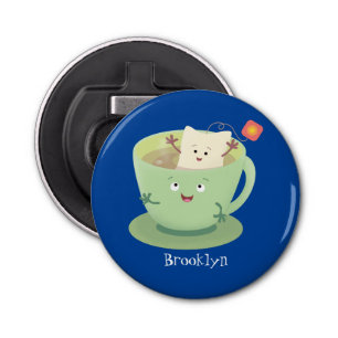 Abrebotellas Cuto teabag taza personalizado personaje de humor