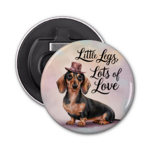 Abrebotellas Dachshund Piernas de amor
