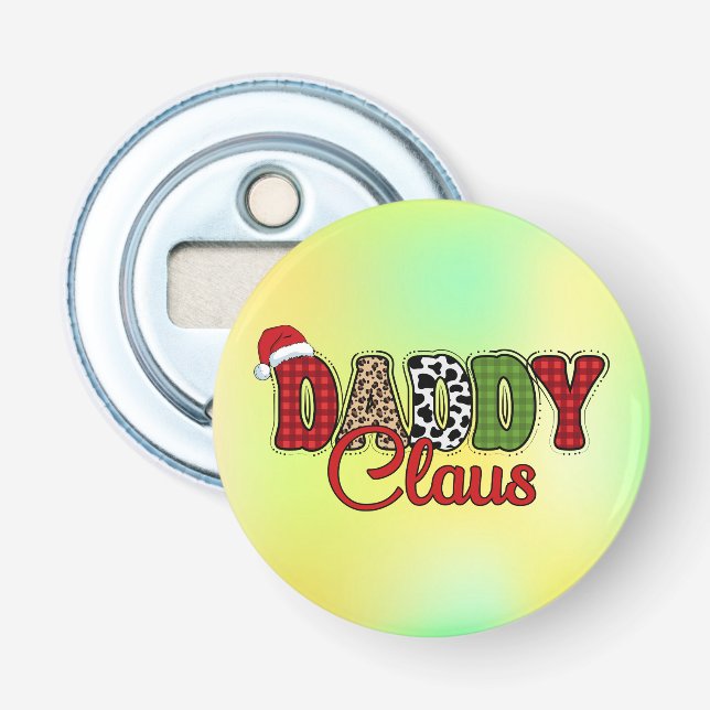 Abrebotellas Daddy Claus Plaid Pattern-60095 (Anverso)