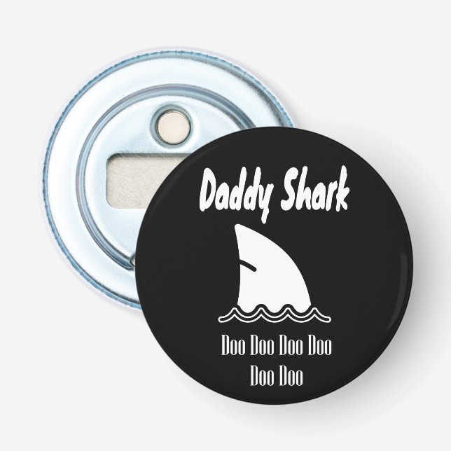 Abrebotellas Daddy Shark Doo Doo canción de moda (Anverso)