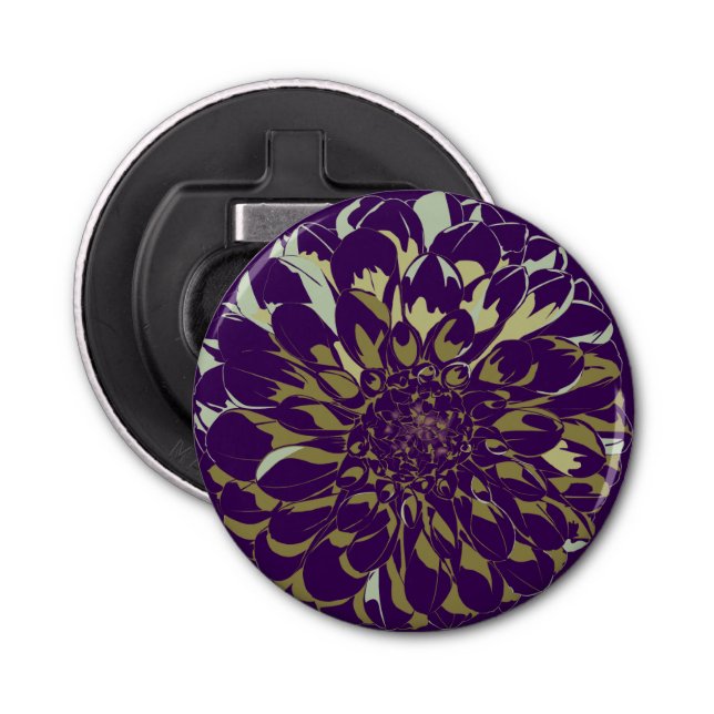 Abrebotellas Dahlia flower bottle opener (Anverso)
