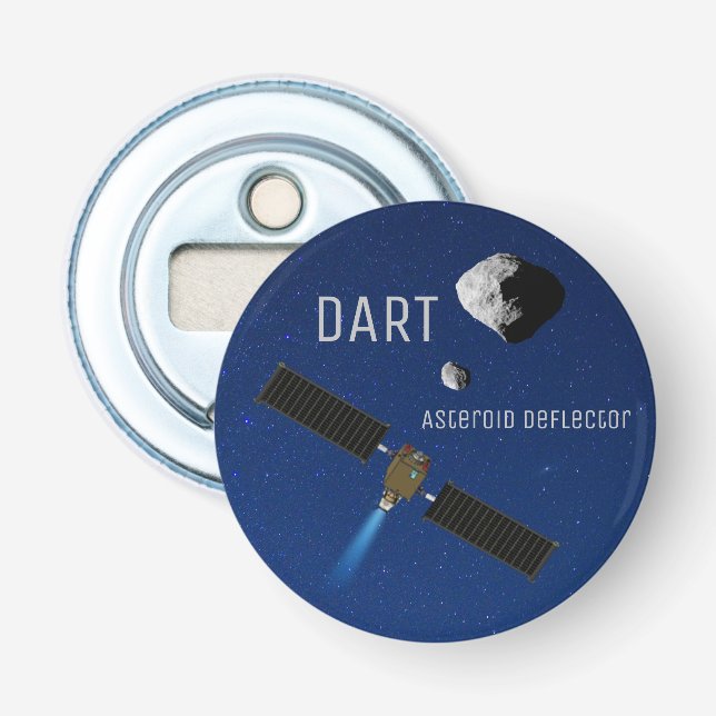 Abrebotellas DART Asteroide Deflectando la nave espacial (Anverso)