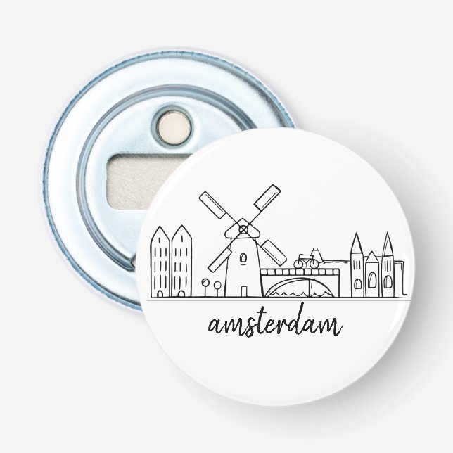 Abrebotellas de Amsterdam (Anverso)
