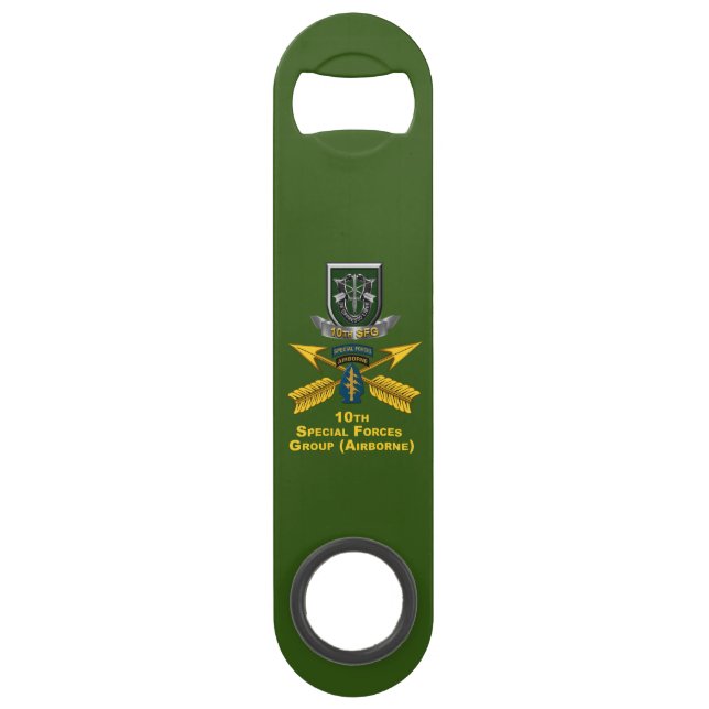 Abrebotellas De Bar 10.º Grupo de Fuerzas Especiales (Anverso)