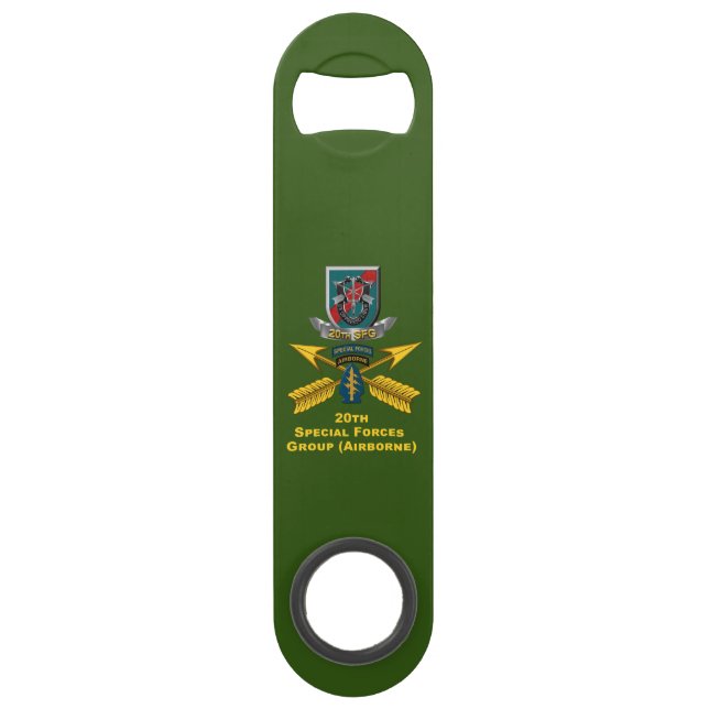 Abrebotellas De Bar 20.º Grupo de Fuerzas Especiales (Anverso)