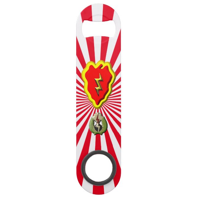 Abrebotellas De Bar 25.ª División de Infantería "Relámpago Tropical" (Anverso)