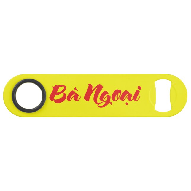 Abrebotellas De Bar Abuela vietnamita (materna) - Bà Ngoach i (Anverso (Horizontal))