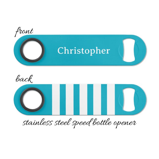 Abrebotellas De Bar Add name white and blue (Subido por el creador)