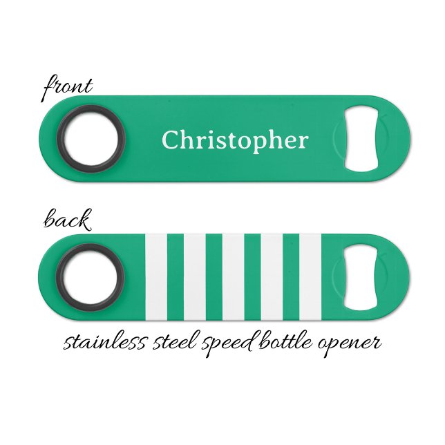 Abrebotellas De Bar Add name white and green (Subido por el creador)