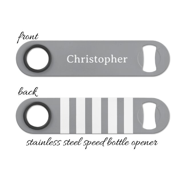 Abrebotellas De Bar Add name white and grey (Subido por el creador)