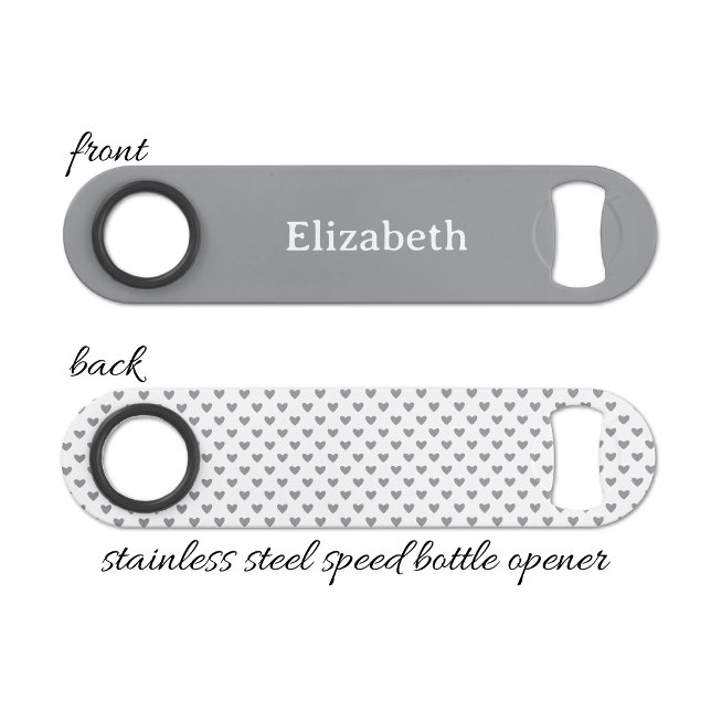 Abrebotellas De Bar Add name white and grey (Subido por el creador)