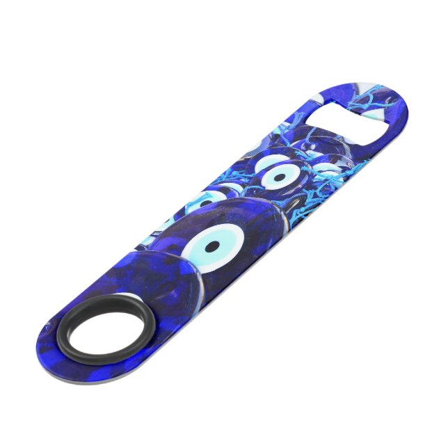 Abrebotellas De Bar Amullos Blue Evil Eye (Ángulo frontal)