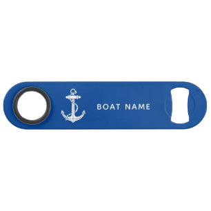 Abrebotellas De Bar Ancla de barco personalizada y nombre