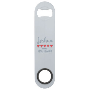 Abrebotellas De Bar Anillo para Portador de Corazones de la Novia y Co