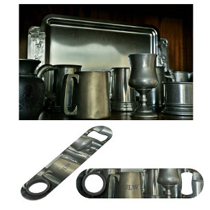 Abrebotellas De Bar Antiguo Stye Pewter Beer Tankard Personalizable In