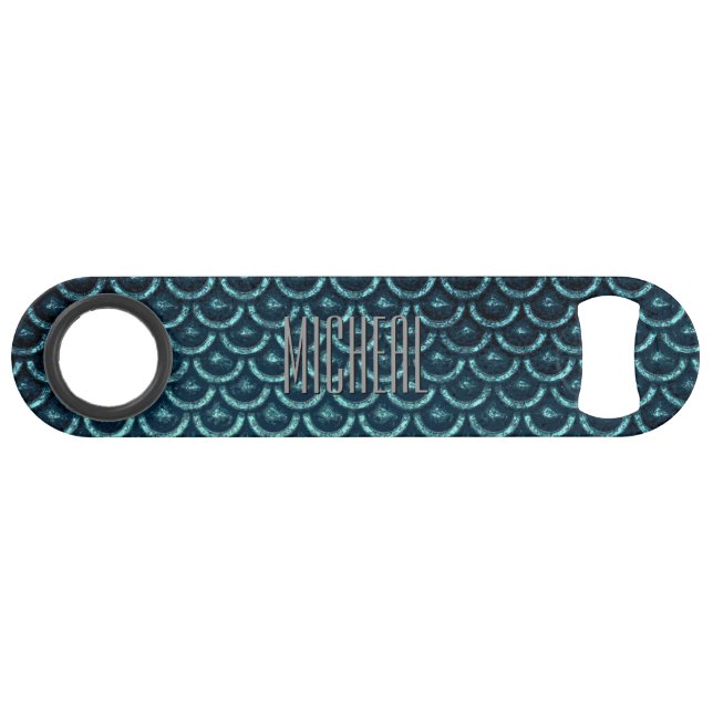 Abrebotellas De Bar Apertura de botella de personalizado verde Metaliz (Reverso Horizontal)