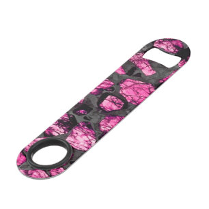 Abrebotellas De Bar Apertura de botellas artificiales rosa y gris