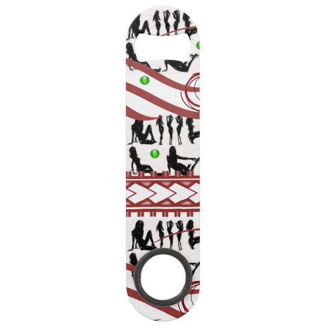 Abrebotellas De Bar Apertura de botellas de acero inoxidable (Anverso)