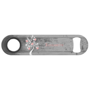 Abrebotellas De Bar Apertura personalizada de botellas de árbol rosado