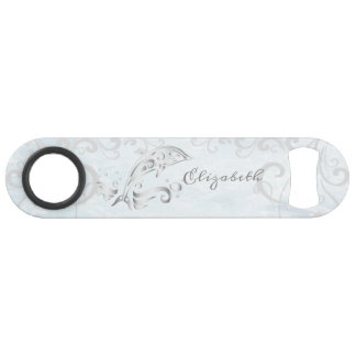 Abrebotellas De Bar Apertura personalizada de botellas de delfín gris