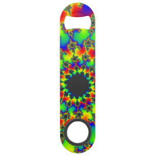 Abrebotellas De Bar Apertura retro de botella de ojos arcoiris