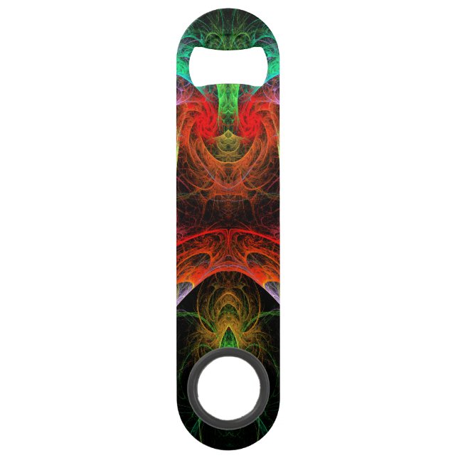 Abrebotellas De Bar Arte abstracto carnaval (Anverso)