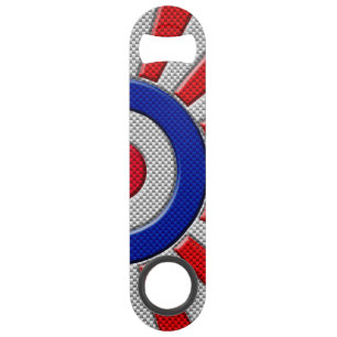 Abrebotellas De Bar Audaz Roundel Sunburst Design al estilo de la fibr