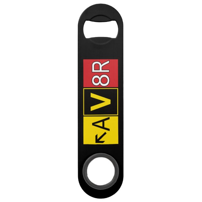 Abrebotellas De Bar Aviador - AV8R - (Anverso)
