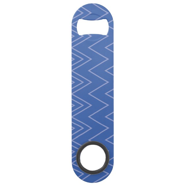 Abrebotellas De Bar Azul, moderno, sencillo, fresco, moderno patrón zi (Anverso)