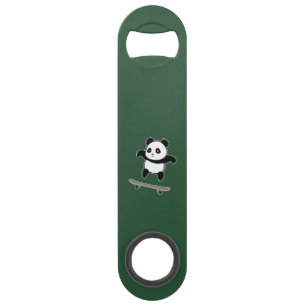 Abrebotellas De Bar Baby Panda Skateboard