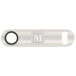 Abrebotellas De Bar Bandas beige monogramo