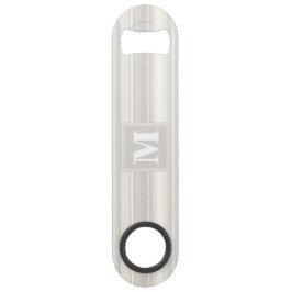 Abrebotellas De Bar Bandas beige monogramo